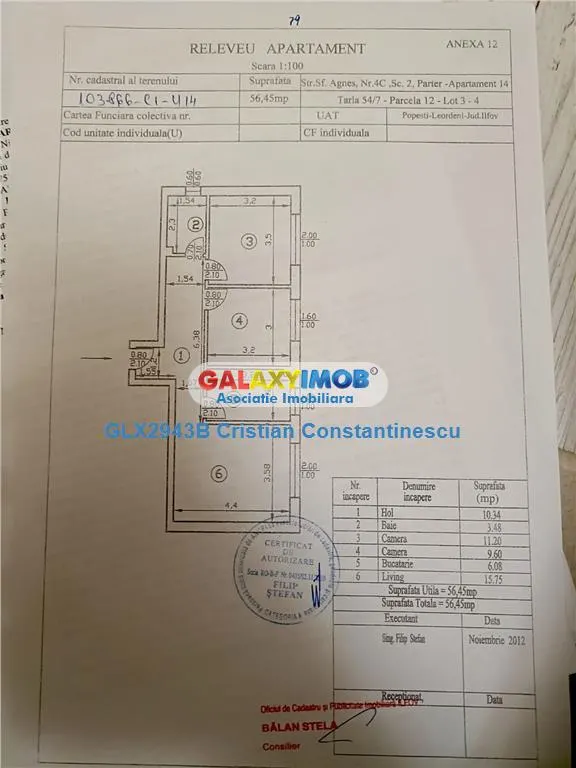 Apartament 3 camere , Metrou Dimitrie Leonida,parcare inclusa, Popesti - foto 12