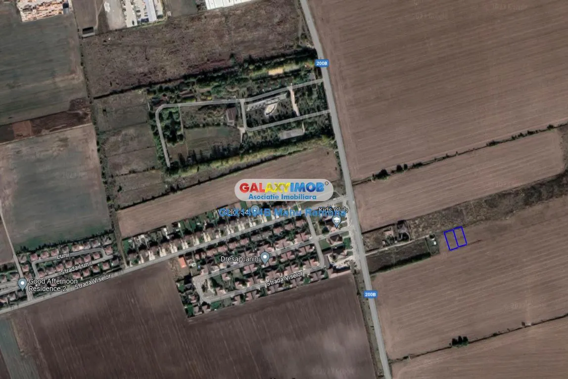 Teren pentru constructie case, 1408 mp Balotesti, zona inel A0 - foto 2
