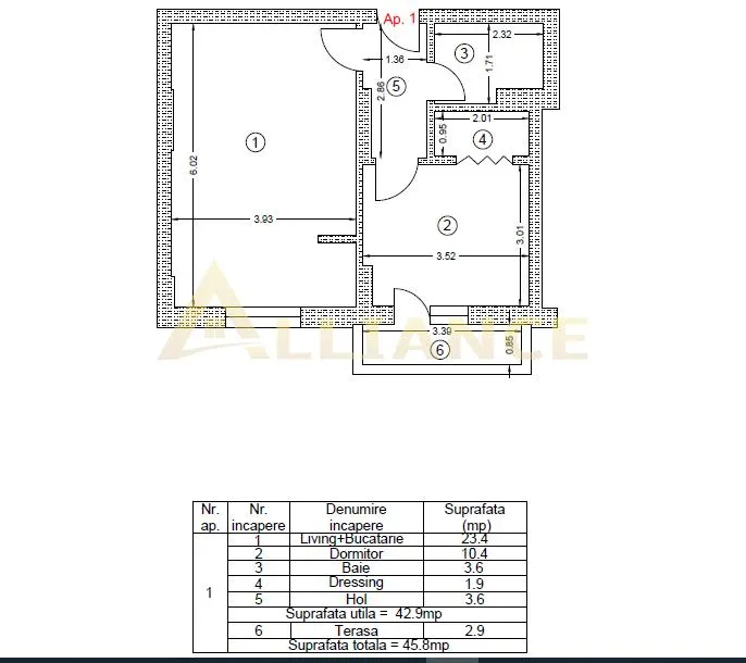 Metrou Berceni, 2 camere mobilat cu balcon - foto 8