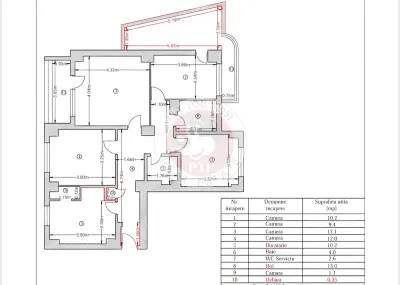 ASE | 4 camere | Bloc 1982 | 97mp | Decomandat | B12571 - foto 6