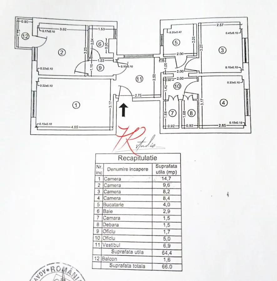 Vanzare apartament 4 camere Teiul doamnei, - foto 2