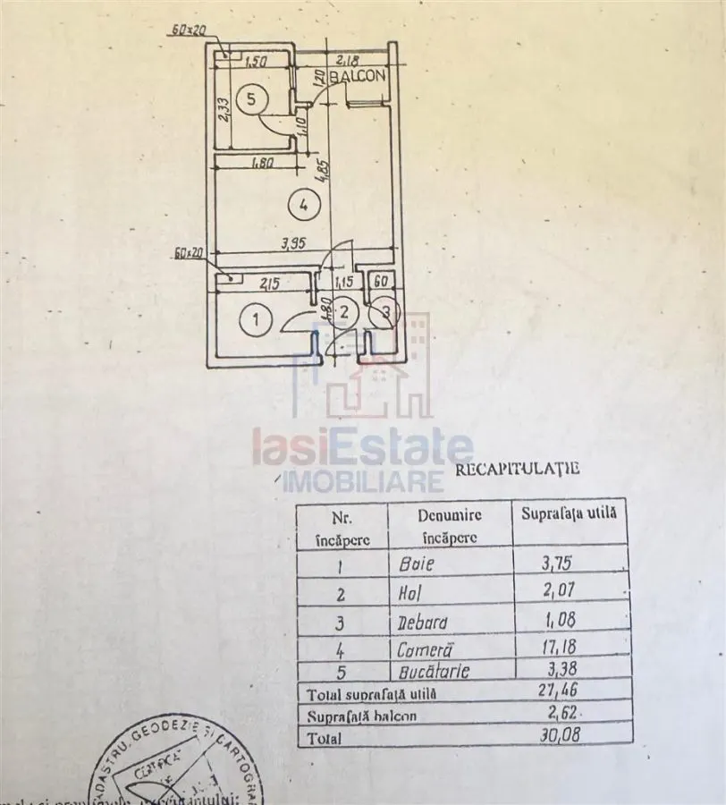 Garsoniera de vanzare str Plaiesilor Alexandru cel Bun - foto 8