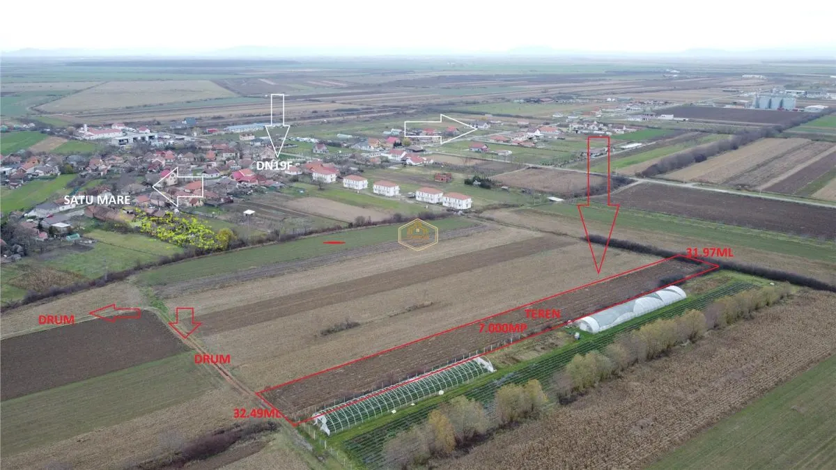 Teren Extravilan - 7.000 mp in centrul comunei Odoreu - foto 5