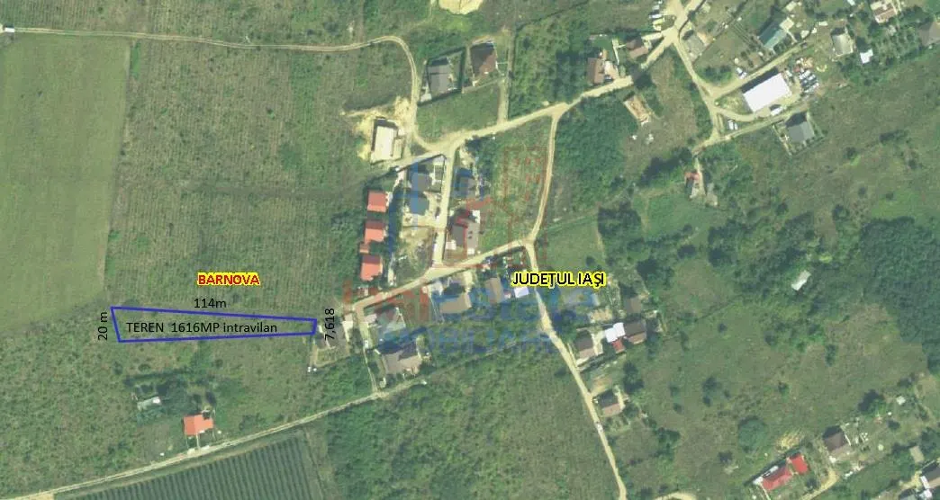 Visan str Valea viilor TEREN 1616mp intravilan lot pt constructie casa - foto 6