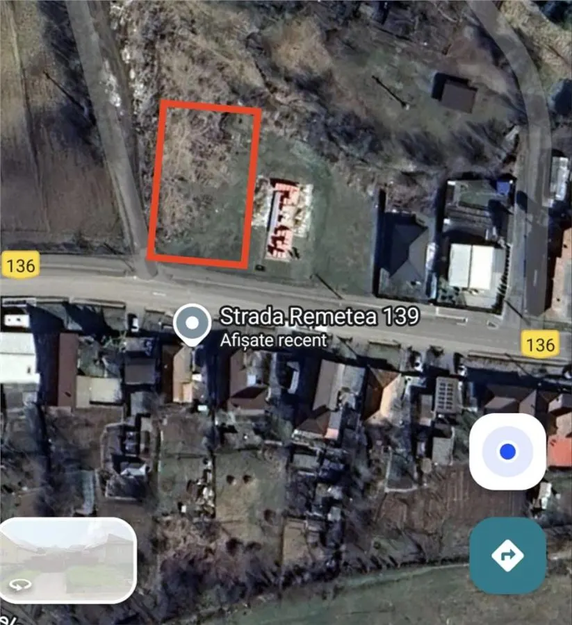 Teren intravilan Targu Mures str Remetea 600mp - foto 1