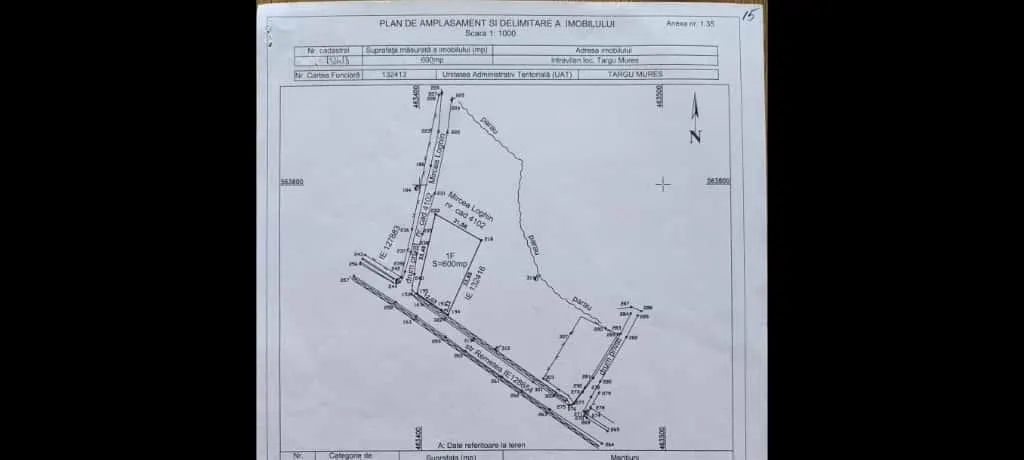 Teren intravilan Targu Mures str Remetea 600mp - foto 4