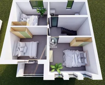 Case insiruite , 4 camere , P+1E - central in Valea Lupului - foto 7