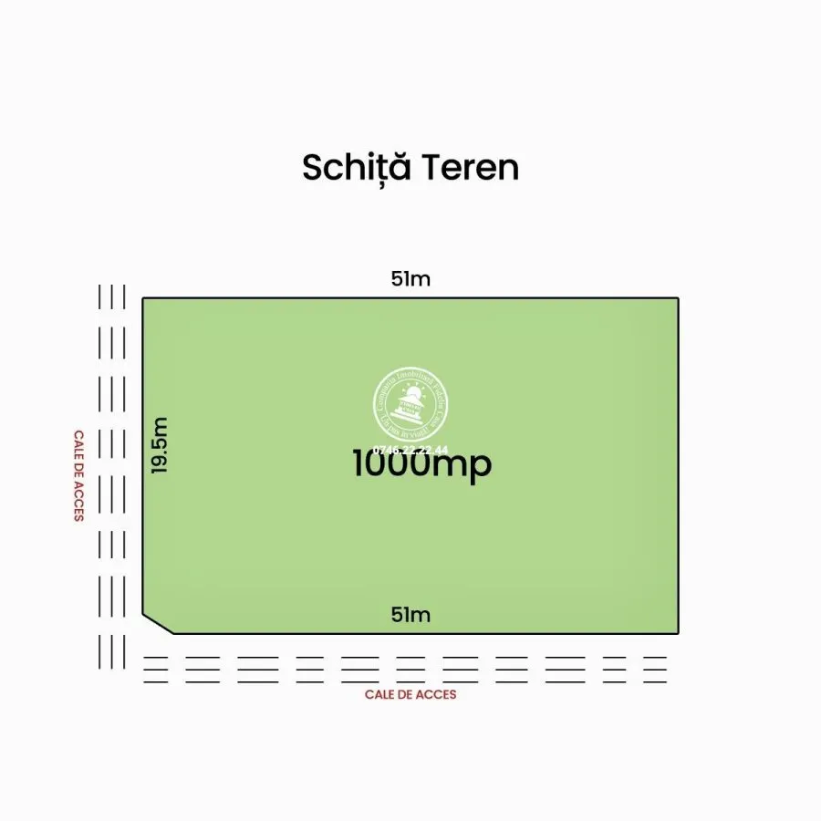 Teren de vânzare Plopii fara  sot - foto 1