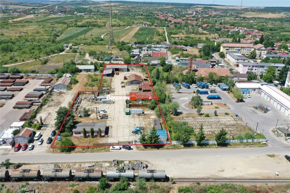 Teren industrial de vanzare â€“ 4.659 mp + optional 1.000 mp â€“ Suplacu de Barcau - foto 1