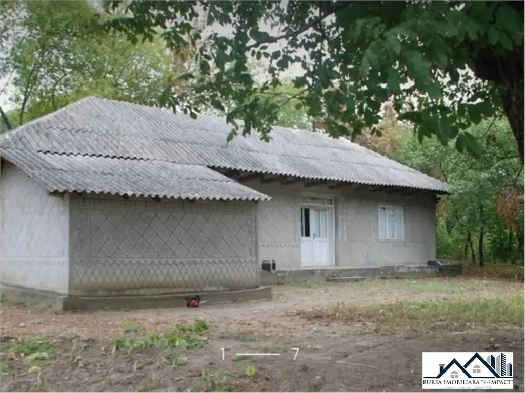 DE VZ. CASA 4 Camere, din chirpici sup. 75 mp, teren-4715mp - foto 2