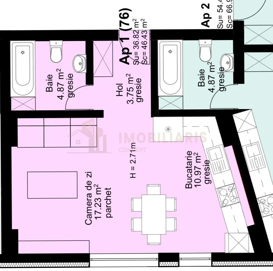 Apartamente 1, 2, 3, 4, 6 camere zona Centrala, Unirii - foto 9