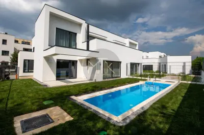 Vila LUX 6 cam., mobilata/utilata + piscina | Pipera - Erou Iancu Nicolae - Bucuresti