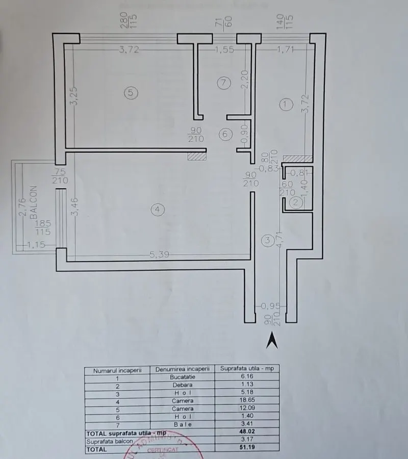 Apartament cu 2 camere decomandat - Gradina Copou - foto 6