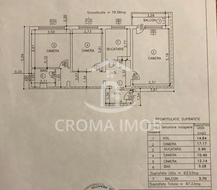 Vanzare apartament 3 camere, Ploiesti , zona Vest - foto 14