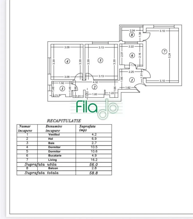Apartament 3 camere Nicolae Grigorescu, Salajan - foto 1