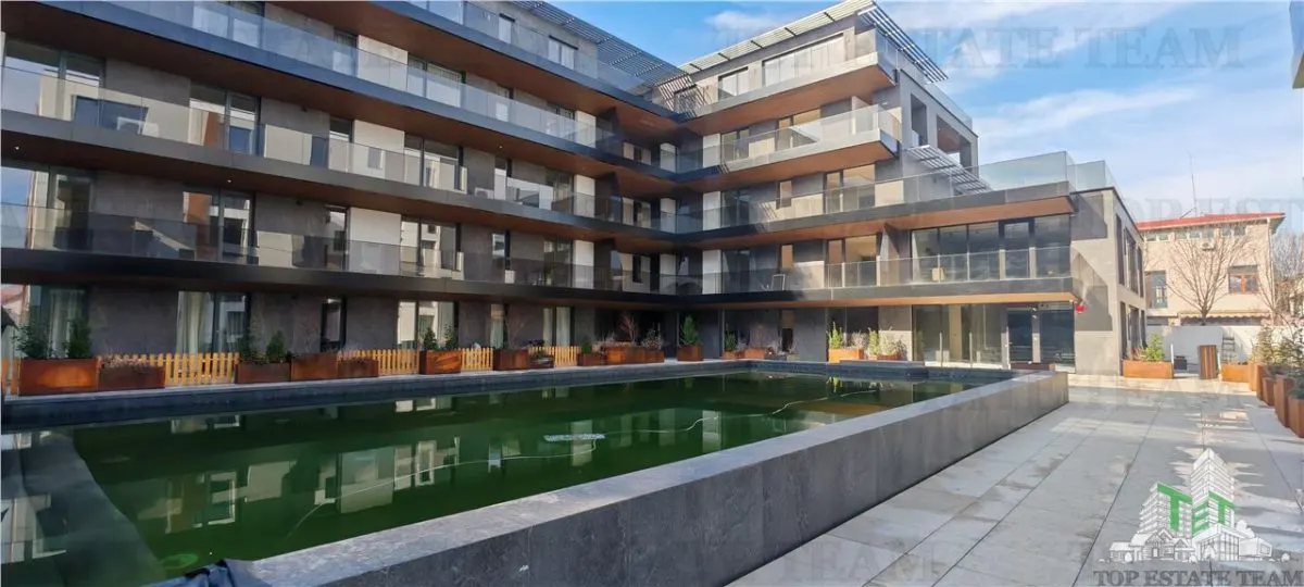 Apartament de 2 camere, cu finisaje premium, 67.1mp, toate utilitatile, piscina, complex rezidential securizat, zona Padurea Baneasa - foto 1