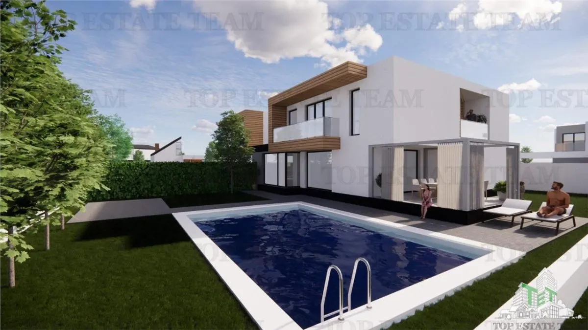 Vila premium cu garaj si piscina in Tunari - foto 1