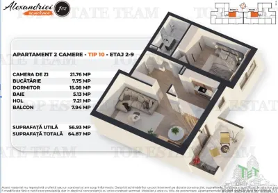 Apartament 2 Camere, Rahova, Bucuresti - foto 7