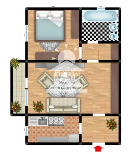 Apartament 2 camere de vanzare zona Dacia - Catedrala Catolica - Iasi