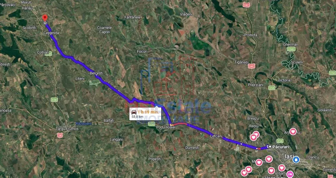 Badeni com Scobinti  Iasi Teren 4239mp  parcelabil si constructii 245mp - foto 21