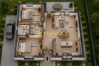 Casa Individuala | Parter | 320 mp | La Cheie | Ipotesti | ID:1760 - foto 3