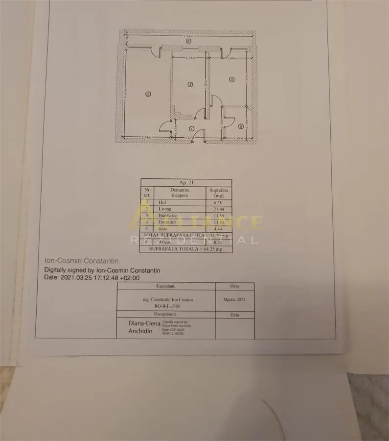 Metrou Berceni-Ap 2 Camere Mobilat 65MP - foto 8
