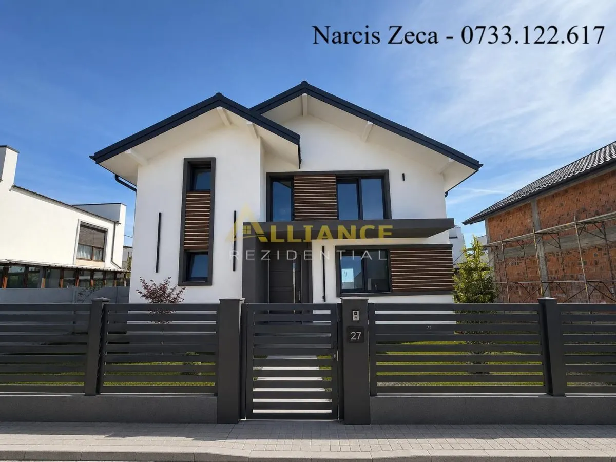 Vila individuala P+1E  - 5 camere 2 bai - 260mp teren - foto 1