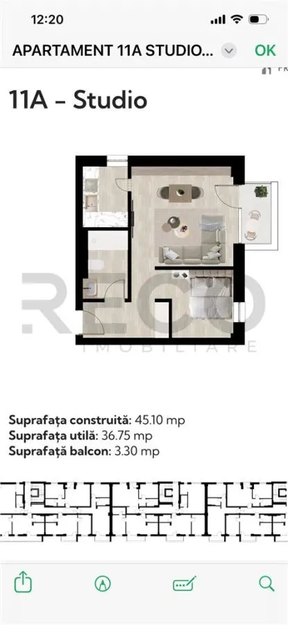 RECO Apartament tip studio Baile  Felix - foto 9
