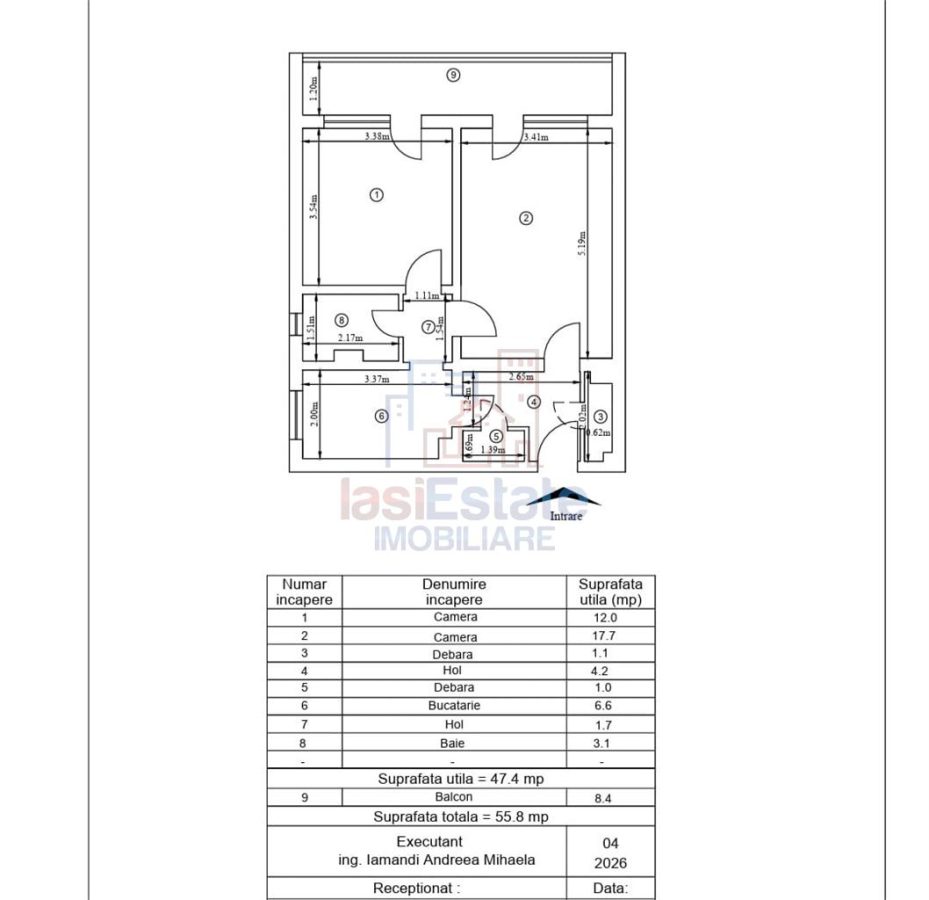 Apartament 2 camere Alexandru Cel Bun - foto 9
