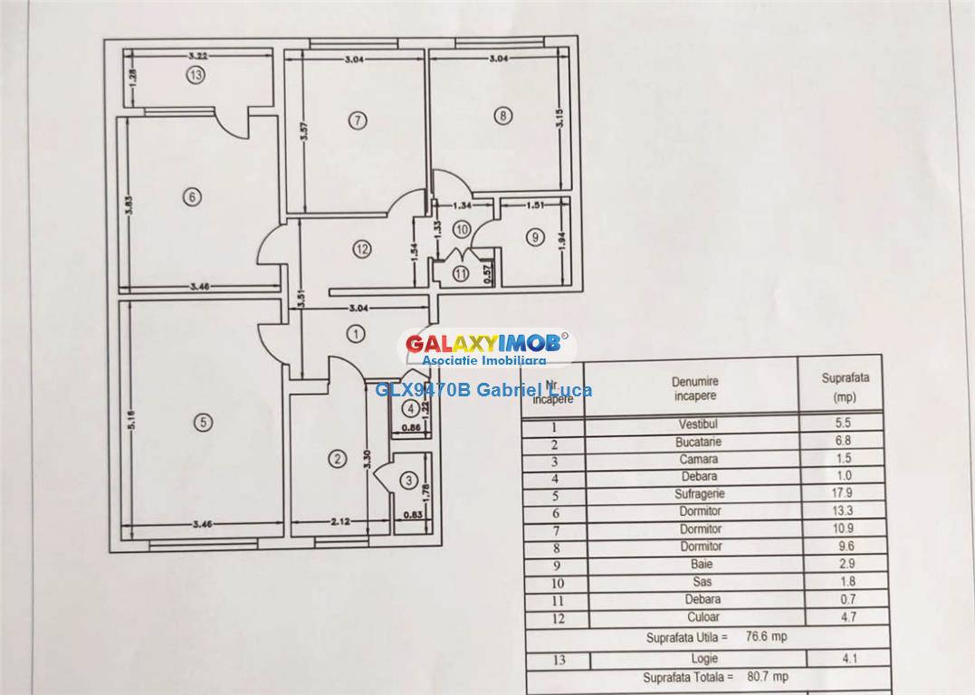 Apartament 4 camere 77mp | Decomandat | Bloc Reabilitat | Berceni | - foto 11