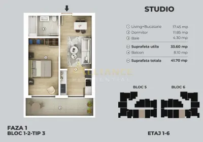 81 Residence - Studio | Acte gata | Metrou Berceni - foto 5