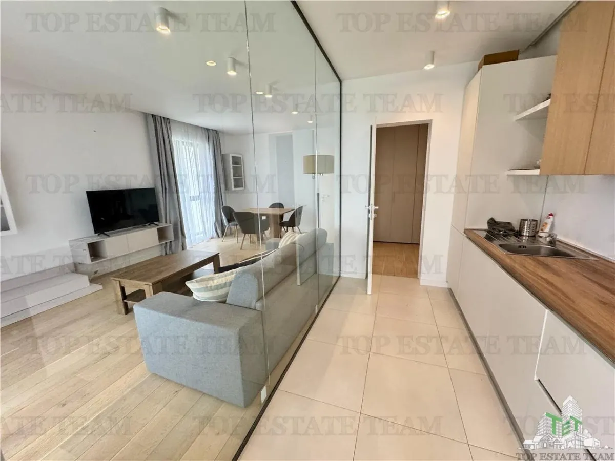 Apartament 2 camere luminos si modern de inchiriat in Nusco City - Pipera - foto 4