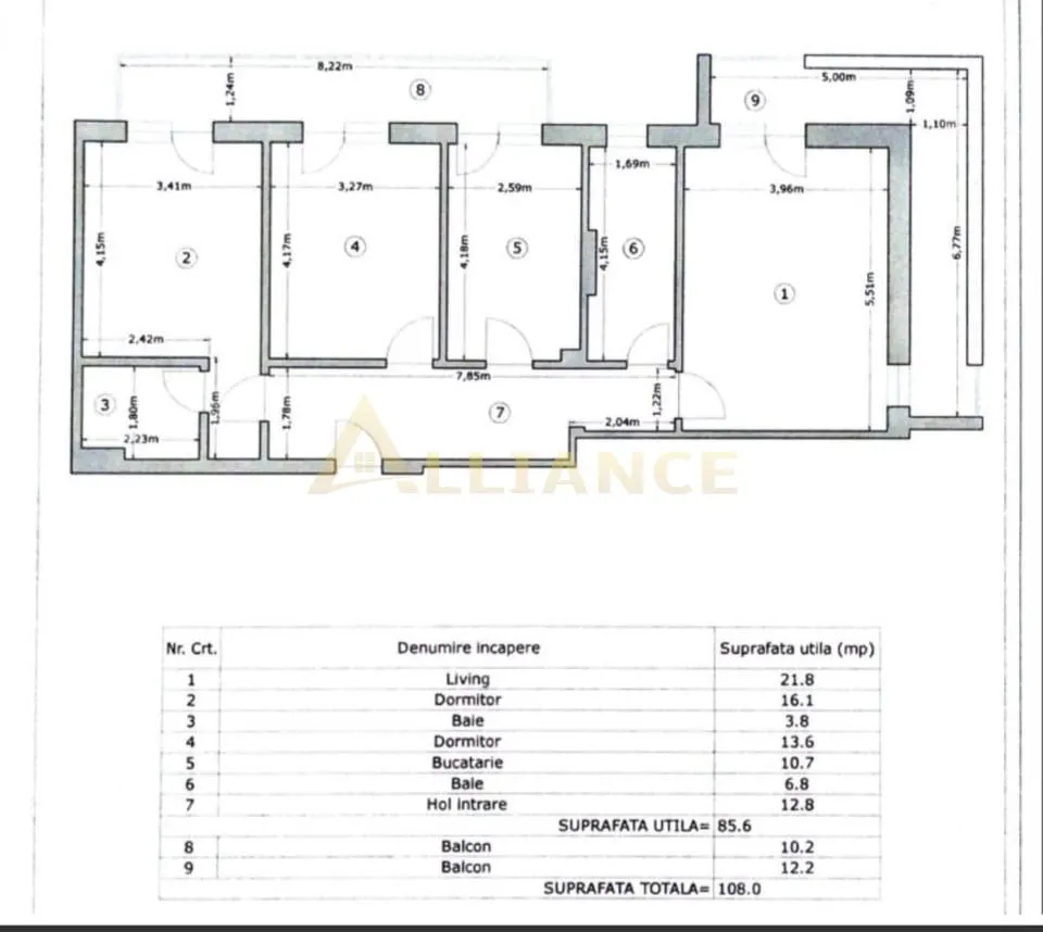 3 Camere Decomandat Grand Kristal Residence | Mobilat si Utilat | Parcare Inclusa - foto 20