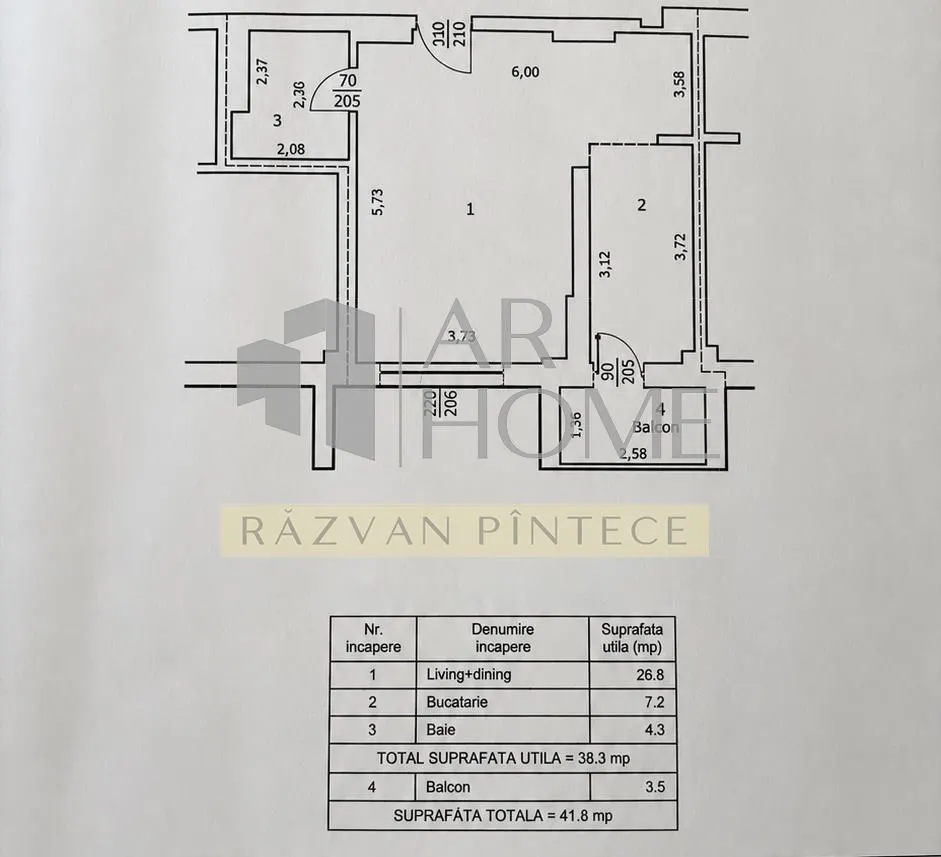 Garsoniera in bloc nou, MRS Gradinile, Ploiesti - foto 4