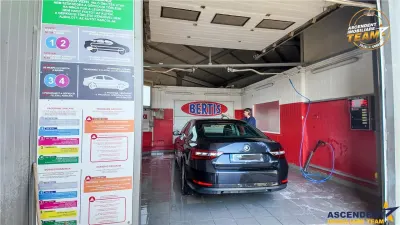 FILM!Spalatorie auto echipata+transfer afacere,zona circulata intens,Sfantu Gheorghe - foto 11