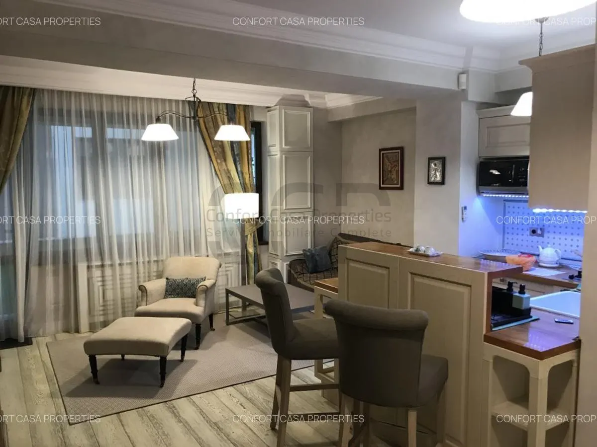 Soseaua Nordului - Herastrau, duplex 2 camere, mobilat utilat modern, terasa - foto 1